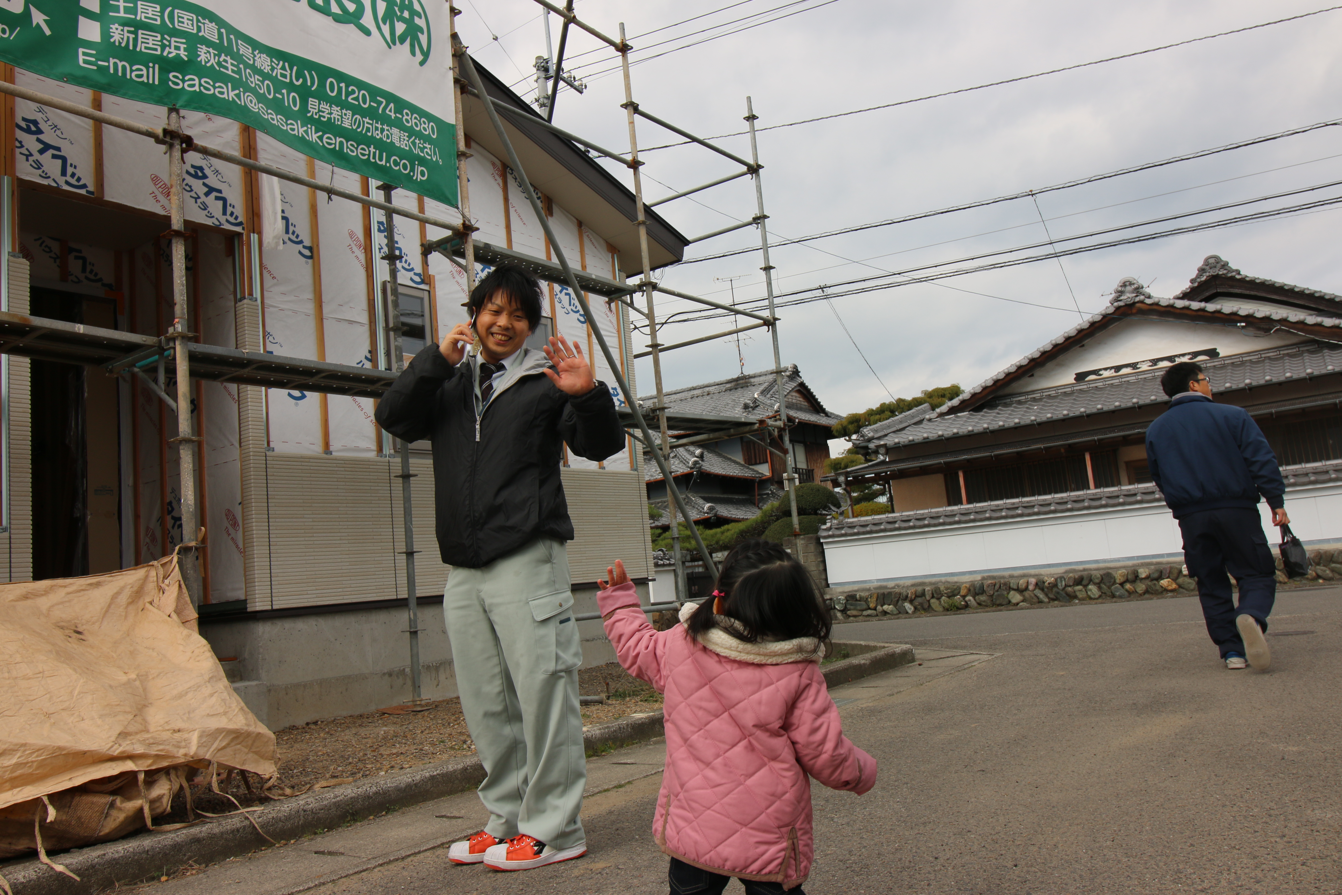 西条市で木の家の現場写真